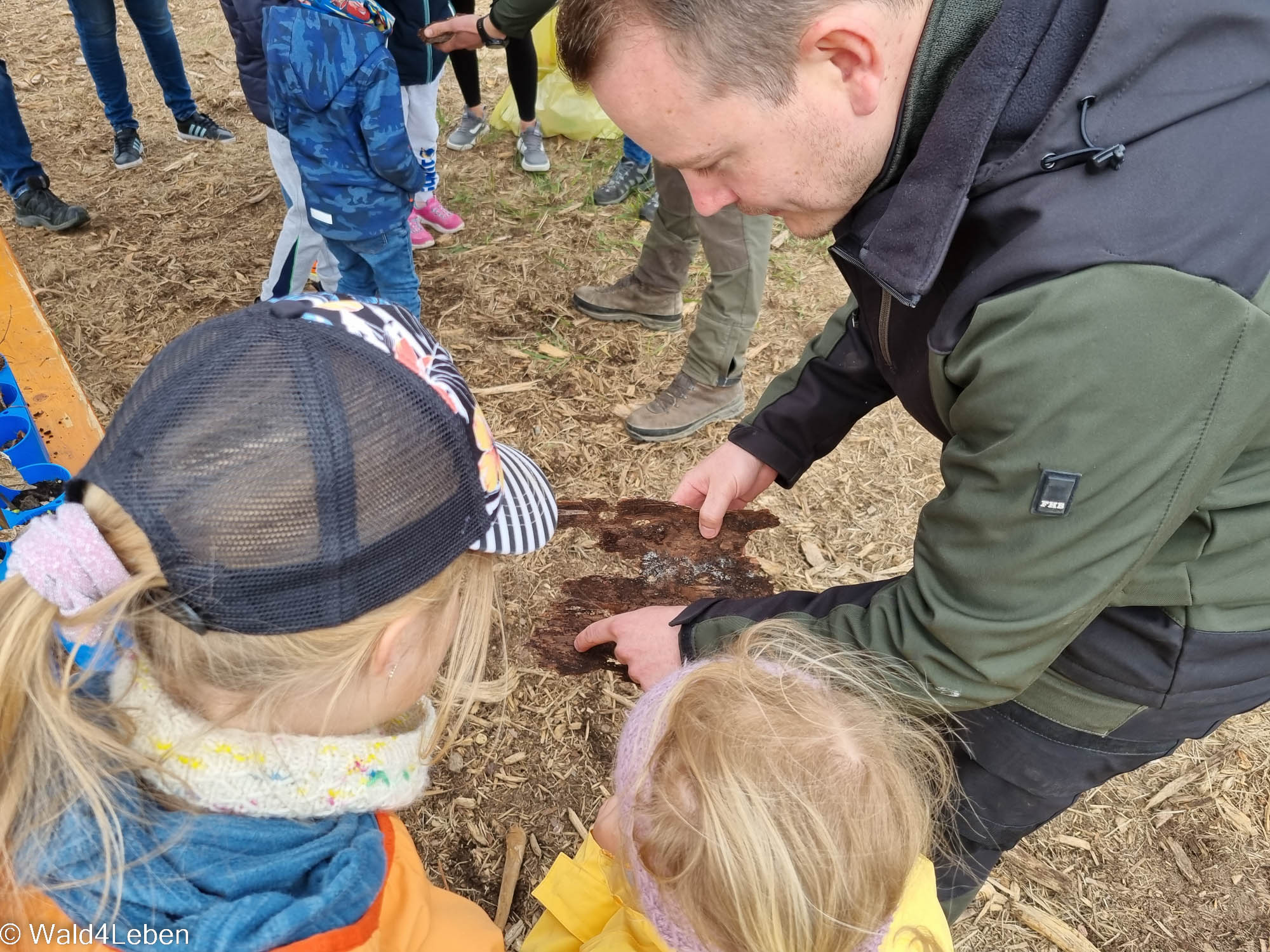 Teambuilding mit heinzelsales im Frühjahr 2023 auf der Aufforstungsfläche in Hollenbach